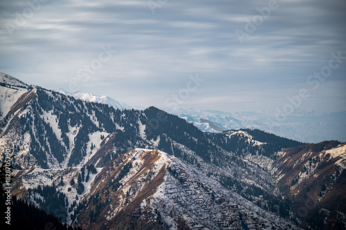 snow covered mountain