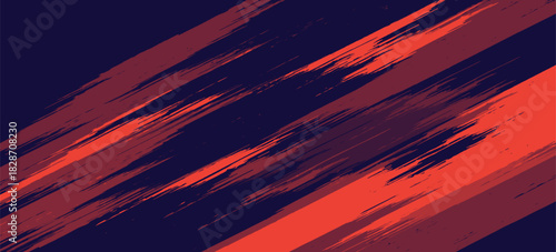 Halftone dots red and blue color pattern gradient grunge texture background. Pop art dot comic style vector illustration. Grunge vector dots, eps10.