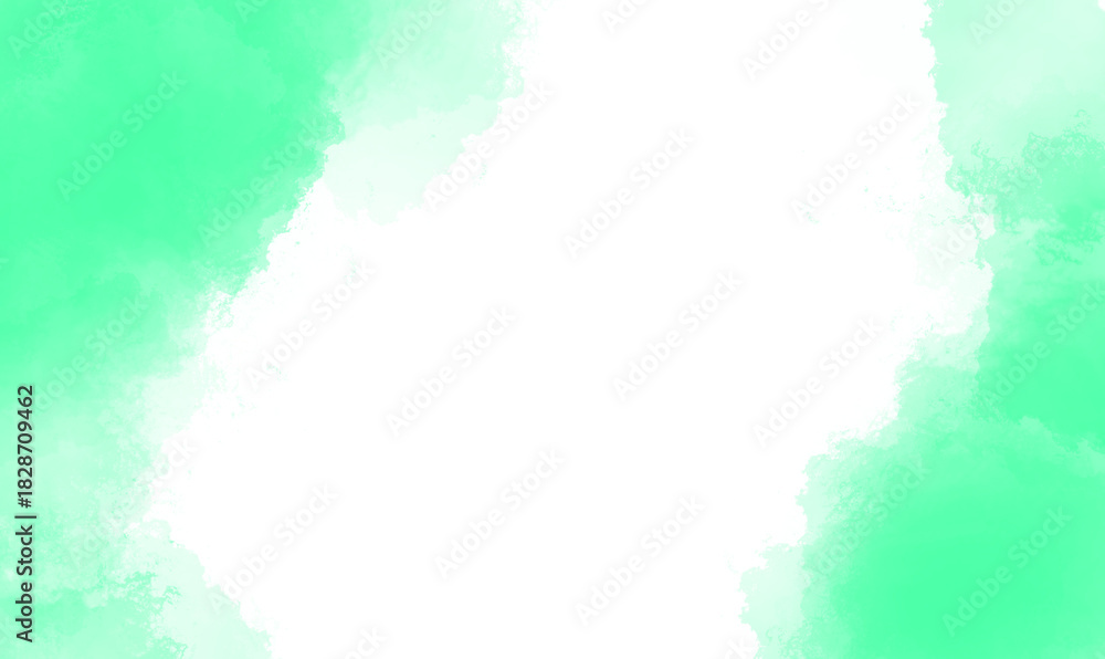 Obraz premium Abstract bright green and white gradient background with soft blurry edges