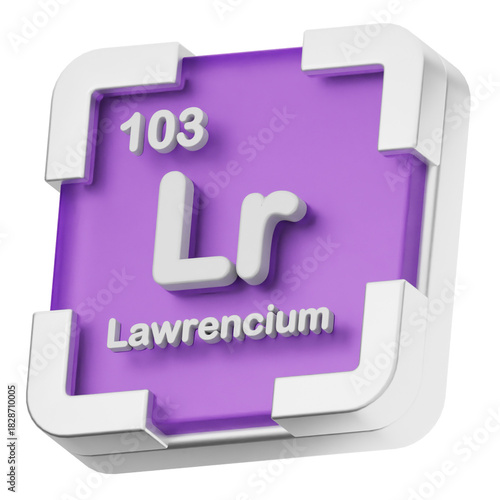 3d periodic table lawrencium science chemical element