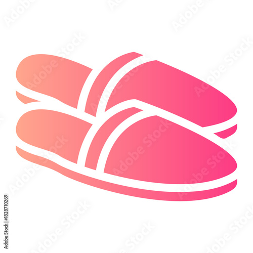 slipper gradient icon
