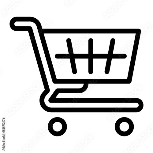 shopping line icon