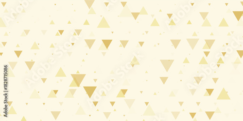 Abstract Gold triangle background , background can used for wallpaper or design , vector.