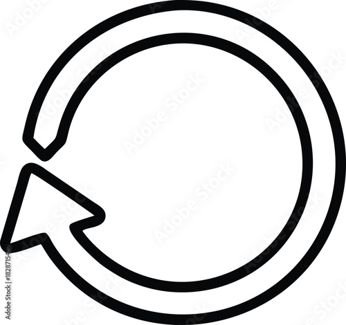 Circular Arrow Refresh Loop Icon