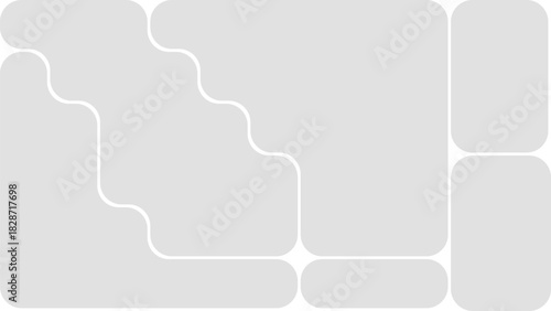 Abstract geometric grid pattern with vibrant color accents