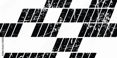 Abstract geometric seamless pattern with vertical fading lines, tracks, halftone stripes. Extreme sport style illustration, wiht a modern concept style