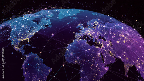 earth and satellite