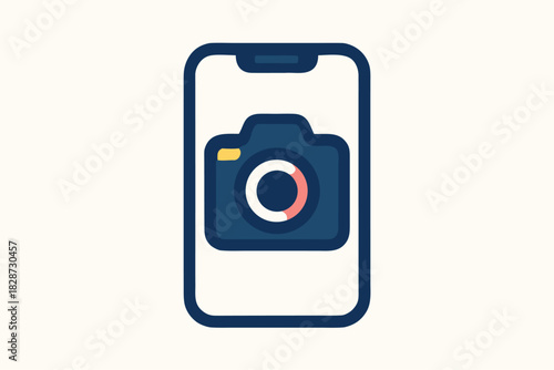 Bright Phone Screen Displaying Content