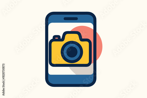  Bright Phone Screen Displaying Content