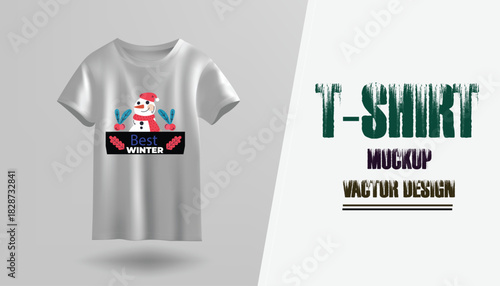 Best WINTER T-shirt creative design using adobe illustrator and your best choice...