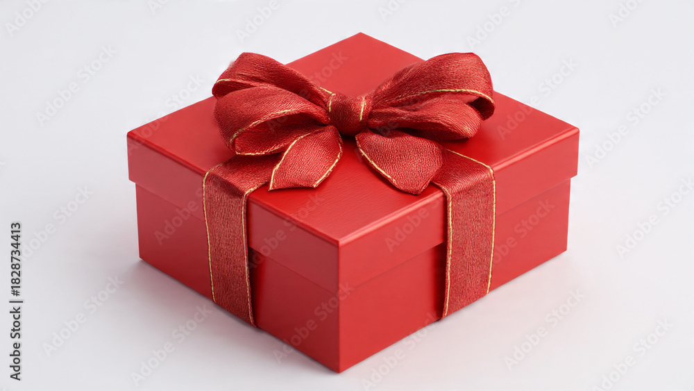 Obraz premium red gift box