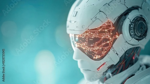 Futuristic Artificial Intelligence with Integrated Circuitry and Advanced Technologies