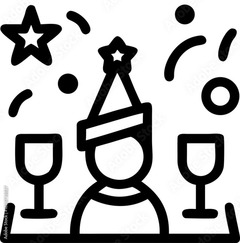 christmas day svg icon