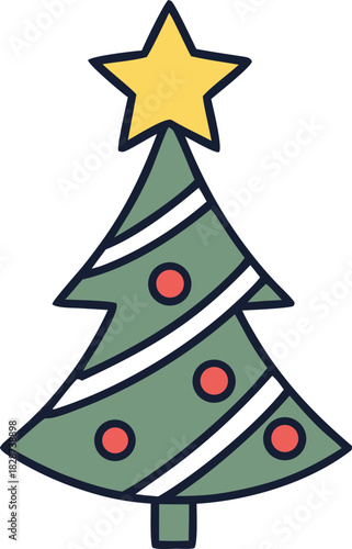 christmas day svg icon