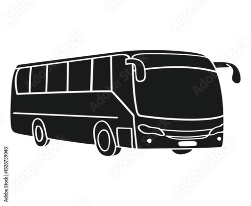 vector illustration of a bus