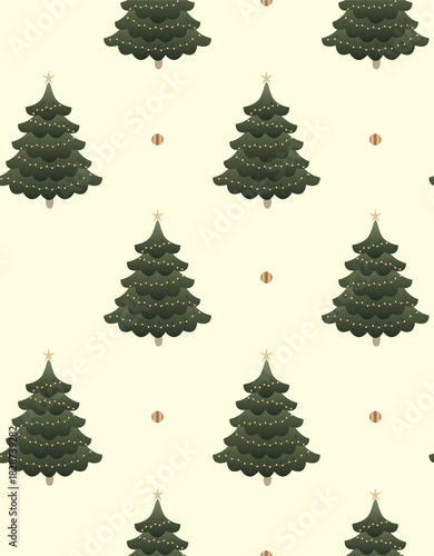 Traditional Christmas Tree Pattern