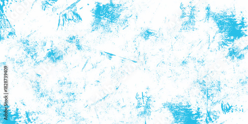 Grunge blue and white crack paper texture design. Grunge surface wall cracks brushed plaster wall. Abstract seamless vector gray concrete texture. blue distressed grunge texture or panorama wall art.