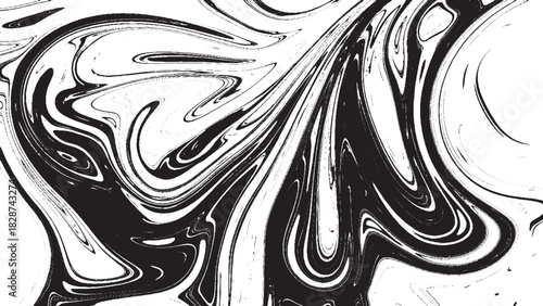 Black And White Marble Abstract Background