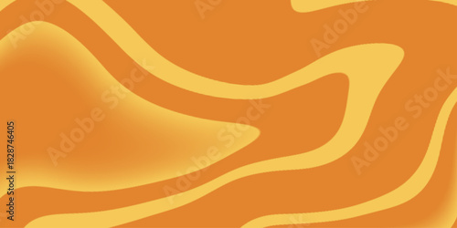 Abstract Orange and Gold Swirl Pattern Background. Abstract seamless wave pattern with geometric orange and yellow wave design. Abstract wavy orange pattern background with fluid curved lines .

