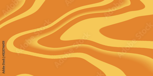 Abstract Orange and Gold Swirl Pattern Background. Abstract seamless wave pattern with geometric orange and yellow wave design. Abstract wavy orange pattern background with fluid curved lines .


