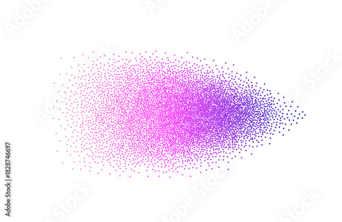 Spray Dot Grain Stippled Dotted Noise Star Element. Dirty Dust Sand Splattered Vector. Grunge Sprinkle Dotwork Texture Gradient Stain Sparkle Figure. Splash of Black Dots y2k Design Spot. Isolated