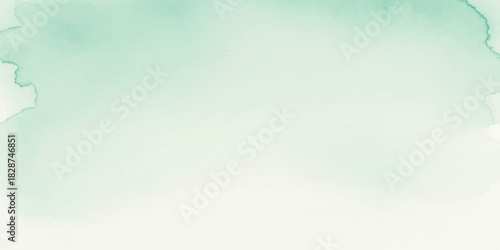 Light green watercolor background texture soft pastel wash abstract vector illustration for graphic design projects