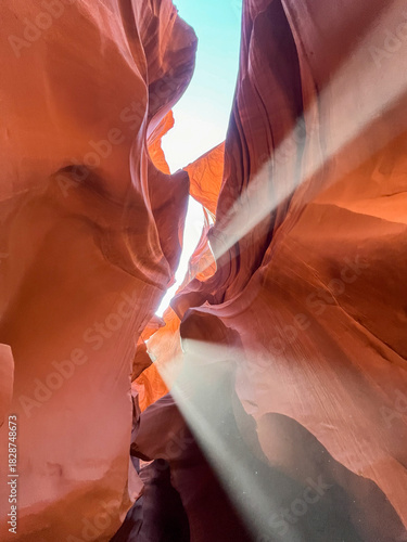 Antelope Canyon Sunbeams