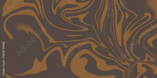 Abstract swirling marbled pattern in orange and brown background. Colorful Liquid background made of color gradient tools .Beautiful psychedelic art. Spectrum light texture .
