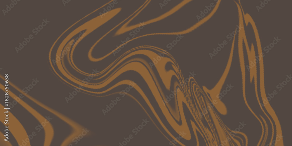 Fototapeta premium Abstract swirling marbled pattern in orange and brown background. Colorful Liquid background made of color gradient tools .Beautiful psychedelic art. Spectrum light texture .