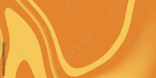 Abstract Orange and Gold Swirl Pattern Background. Abstract seamless wave pattern with geometric orange and yellow wave design. Abstract wavy orange pattern background with fluid curved lines .

