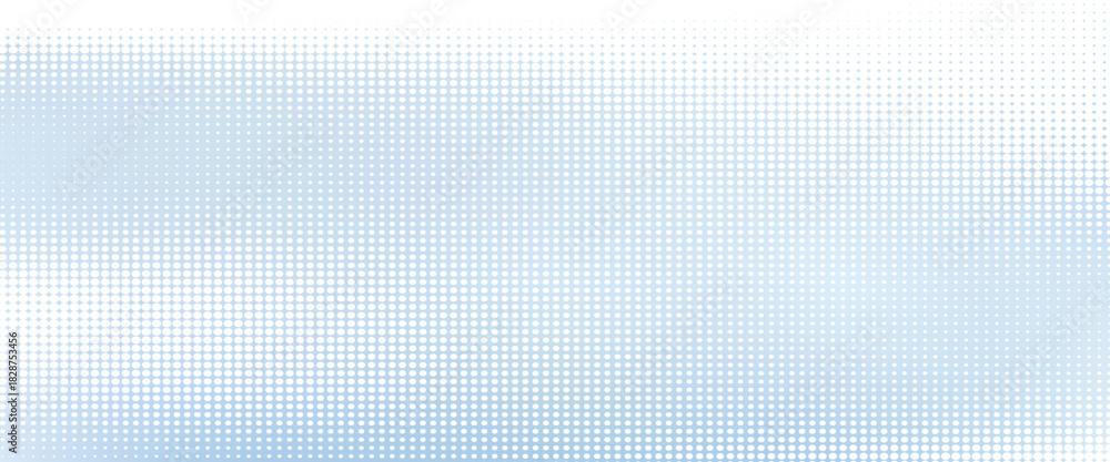 Fototapeta premium Blue dotted abstract studio room. Limbo light background modern abstract design art