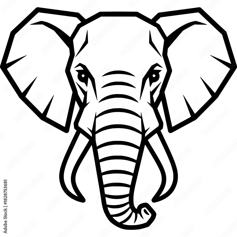 Obraz premium Elephant Icon