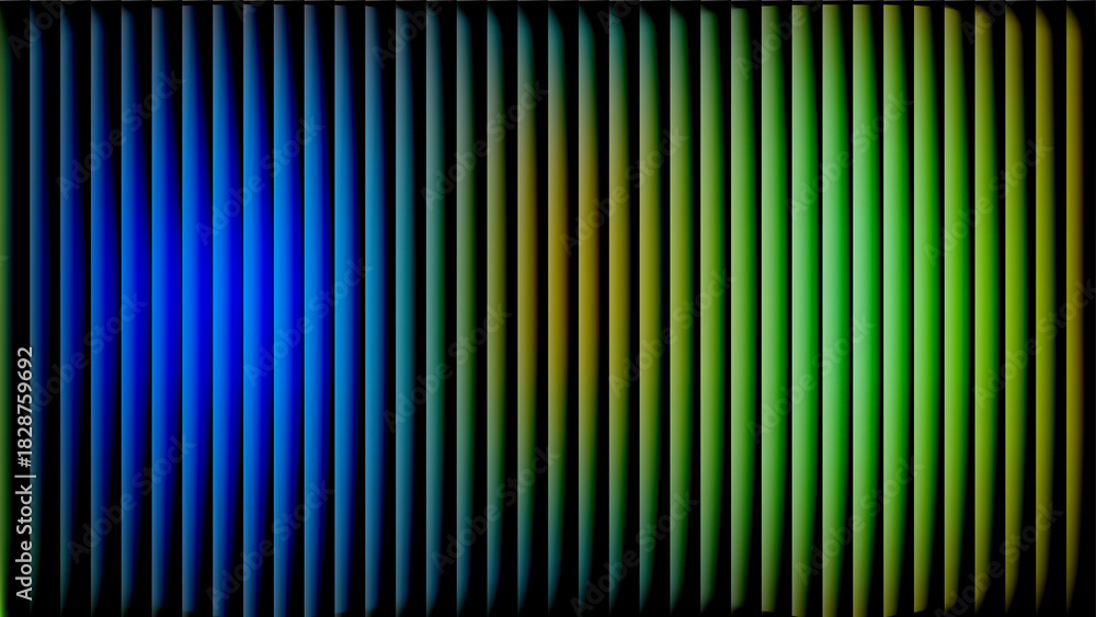Fototapeta premium Abstract vertical stripes with gradient colors and light effects