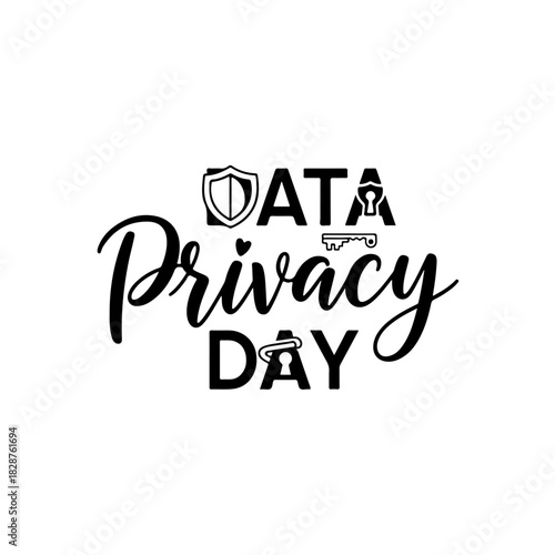 Data privacy day illustration