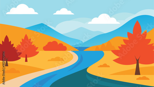 Serene Riverside Water Flow