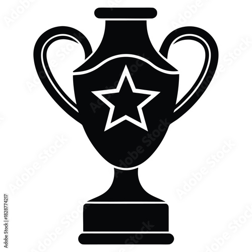award flagon icon on white background