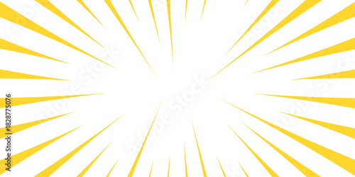Comic book explosion lines wallpaper. Abstract Bright Sunburst Rays with Lines and Dynamic Burst Effect on a Clean White Canvas.  Radius Cartoon Pattern Abstract Background. 