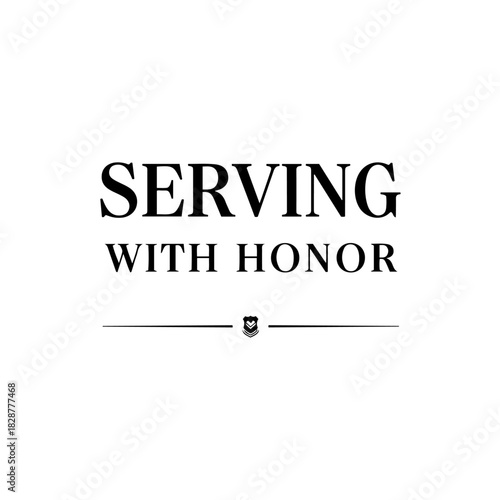 Serving with honor logo