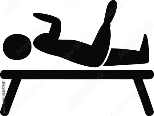 "Leg Press Machine Workout - Strength Training Icon for Lower Body Exercises"