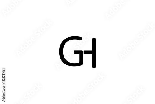 Bold GH logo design with sleek initials, abstract symmetry, and modern minimalist branding composition Free Download Bold GH logo design with sleek initials, abstract symmetry, and modern minimalist branding composition - GFXLoad