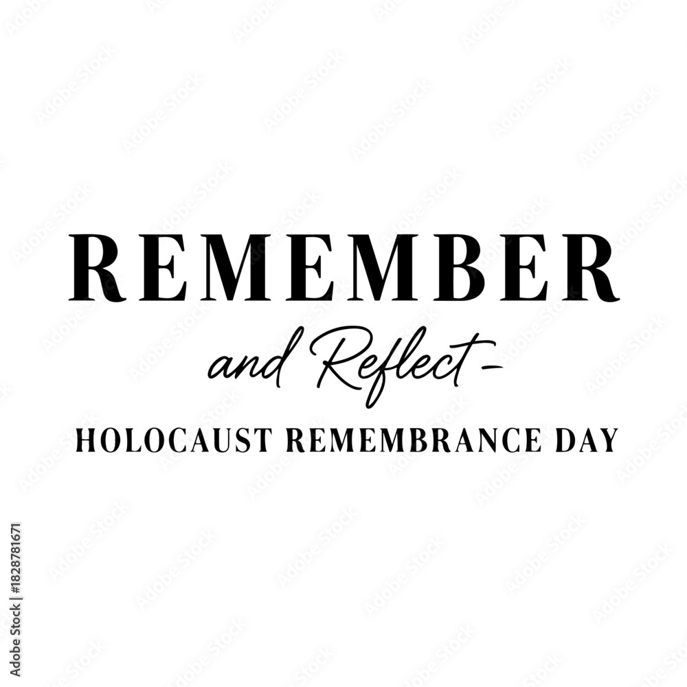 Fototapeta premium Holocaust remembrance day