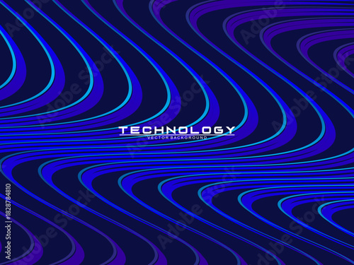 Premium background design with dark blue luxury motif. Vector horizontal template, for digital lux business banners, contemporary formal invitations, luxury vouchers, gift certificates, etc.	