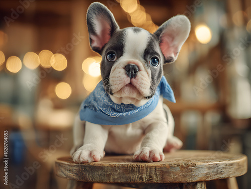 Curious Puppy With Big Eyes