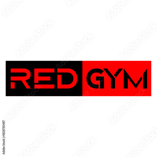 Logo Design Concept For Red Gym