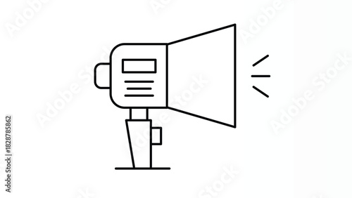 Marketing Megaphone for Digital Promotion, Announcement, and Advertising Strategy