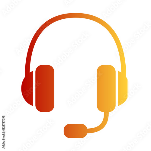 Customer Service Technical Support Icon from Growth Marketing Collection (Glyph Gradient Style)