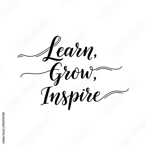 Learn, grow, inspire