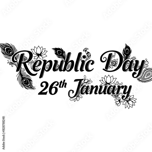 Republic day 26th january design