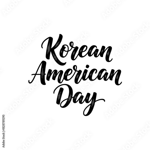 Korean american day text