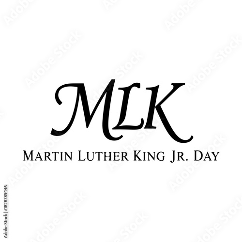 Mlk martin luther king jr. day logo